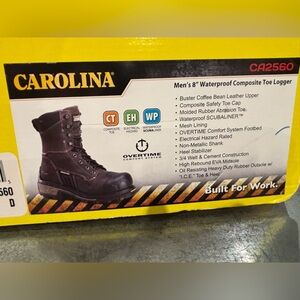 Men's 8" Waterproof Composite Toe Boots - Black